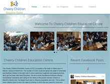 Tablet Screenshot of cheerycentre.org